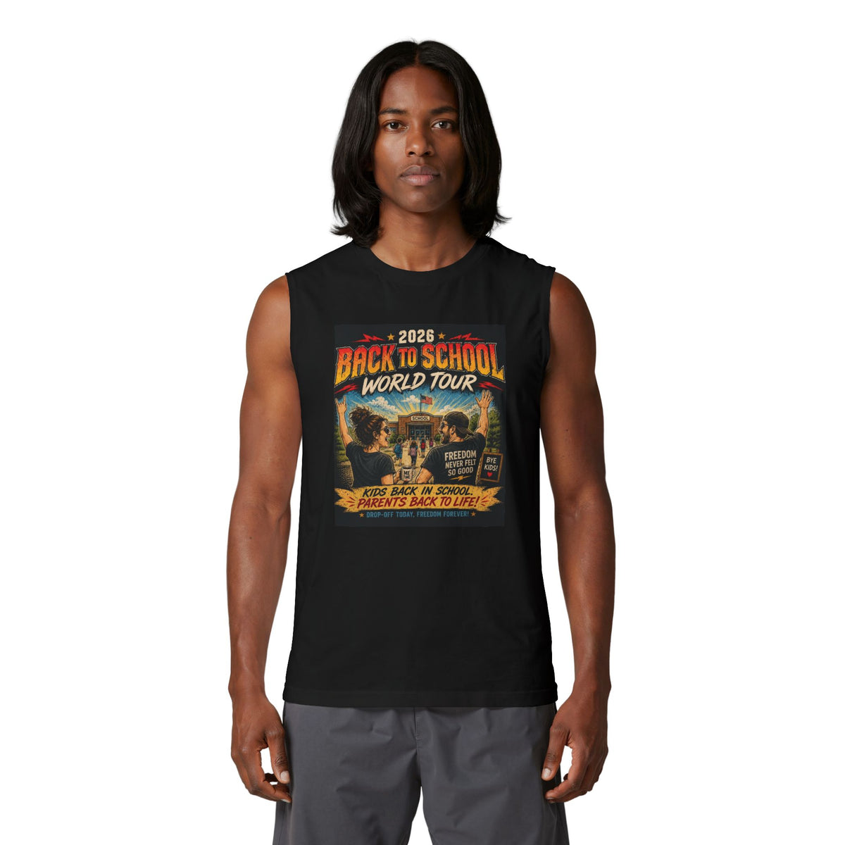 Back to School World Tour 2026 Muscle Tank