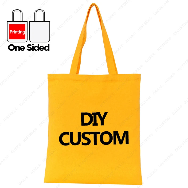 Custom 100% Cotton Canvas Tote Bag