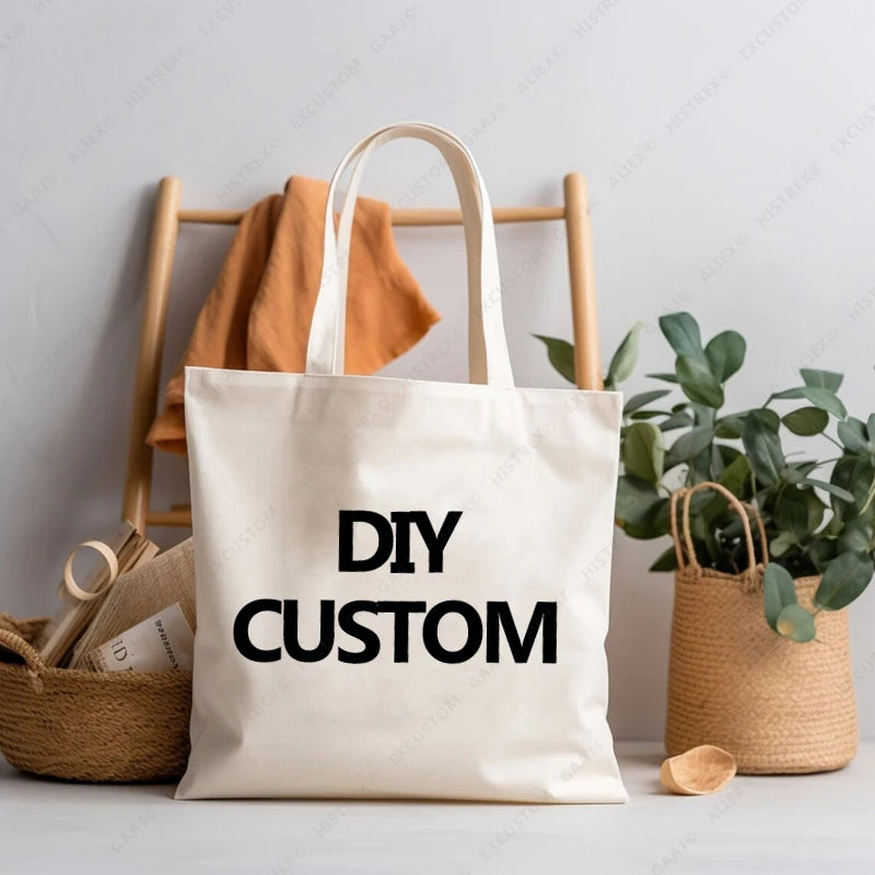 Custom 100% Cotton Canvas Tote Bag