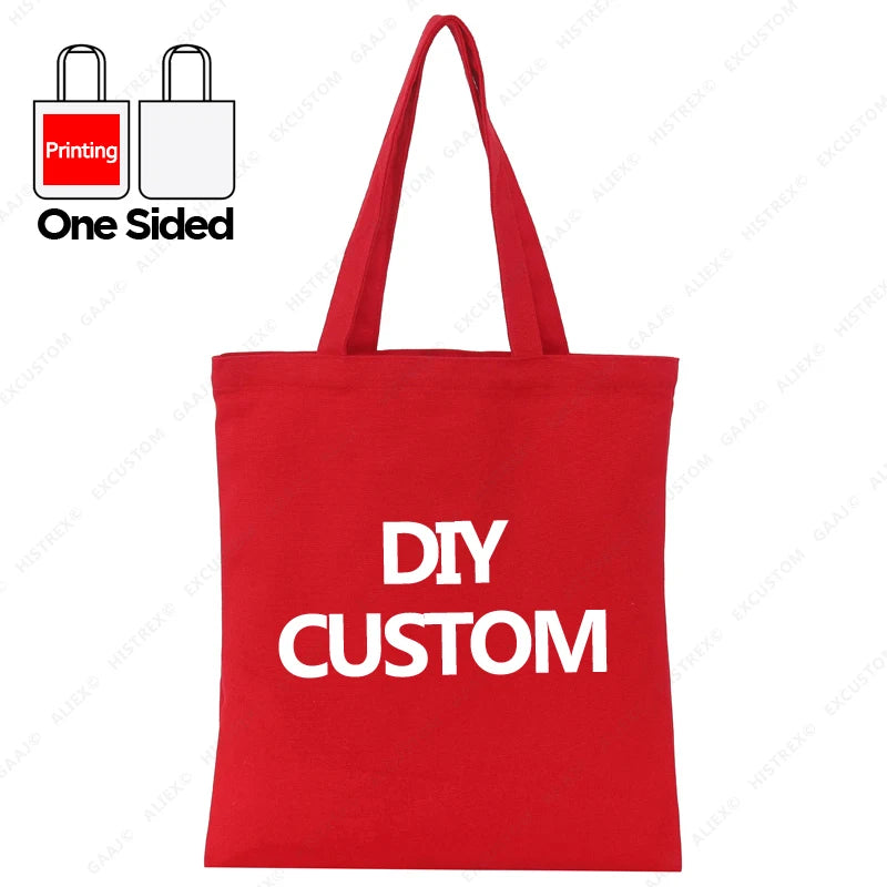 Custom 100% Cotton Canvas Tote Bag
