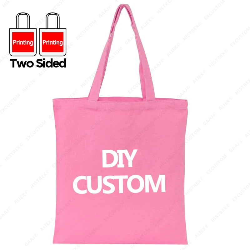 Custom 100% Cotton Canvas Tote Bag