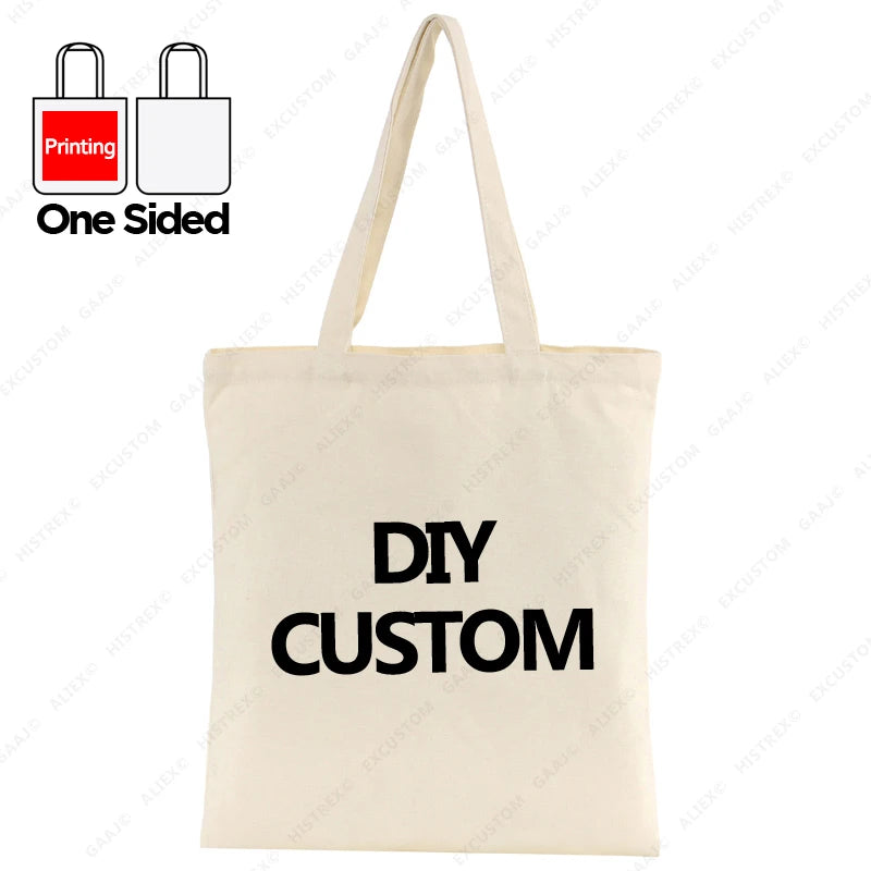Custom 100% Cotton Canvas Tote Bag