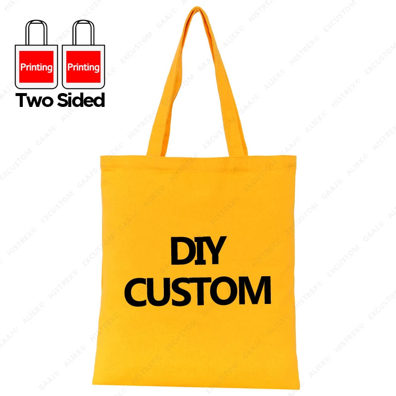 Custom 100% Cotton Canvas Tote Bag
