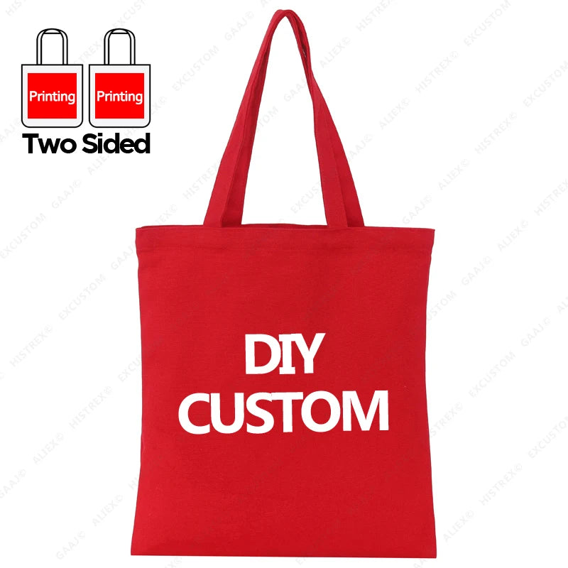 Custom 100% Cotton Canvas Tote Bag