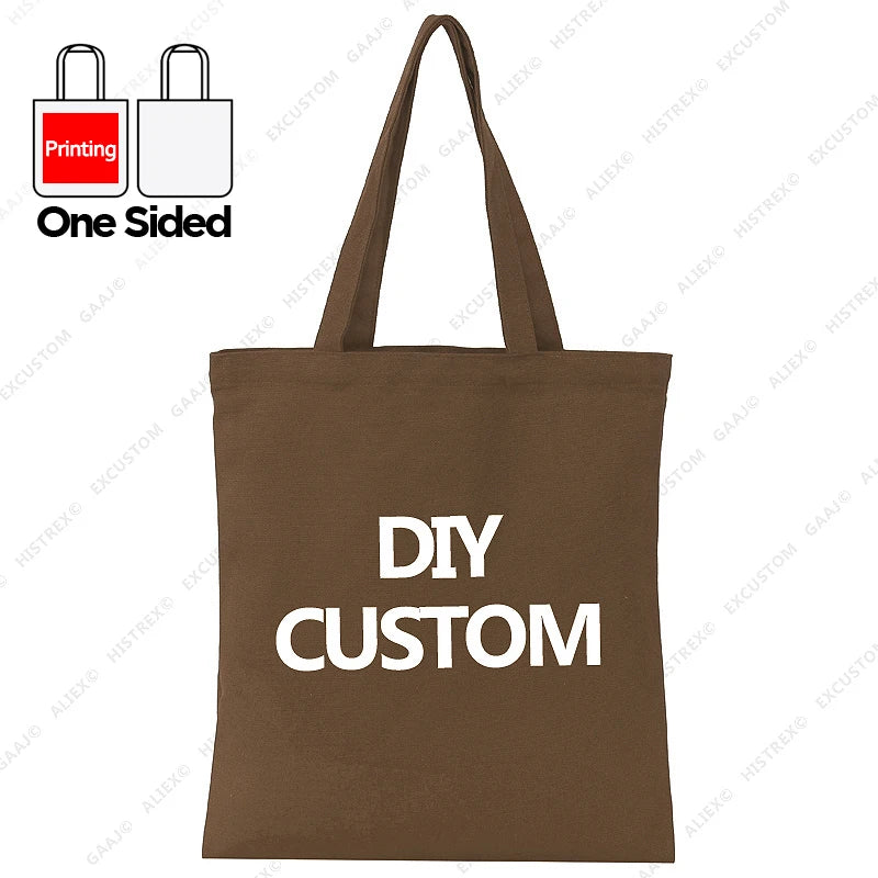 Custom 100% Cotton Canvas Tote Bag